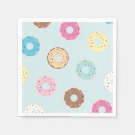 Donut Party Napkins Pappersservett