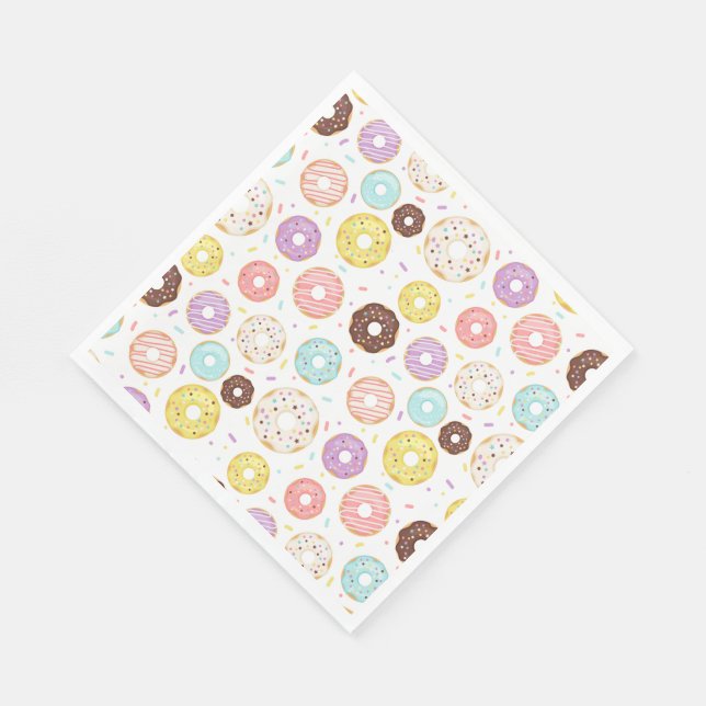 Donut Party Papper Napkins Pappersservett (Hörn)