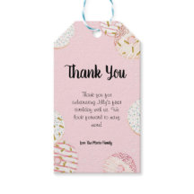 Donut Party Tack Märkres