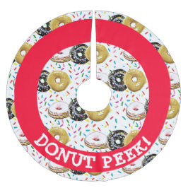 Donut Peek Julgran Skirt Julgransmatta Borstad Polyester