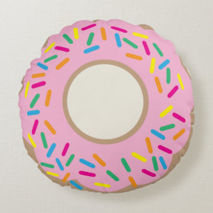 Donut Pillow Rund Kudde