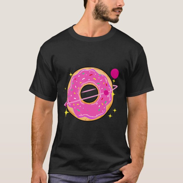 Donut Planet Donut Älskare Gift T Shirt (Framsida)