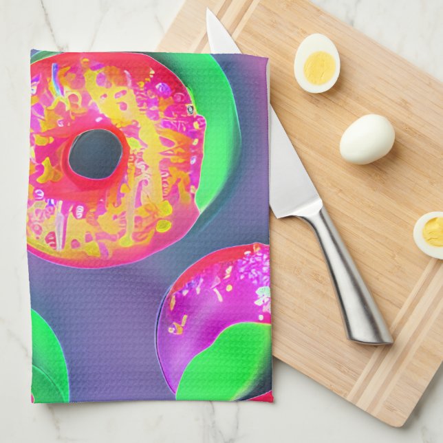 Donut Pop Kökshandduk (Vikt i Fjärdedel)