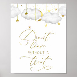 Donut Pub-skylt, babydusch Donut-signatur Poster