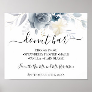 Donut Pub Sweets Bord bröllopsskylt Poster