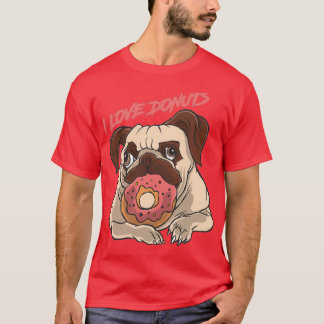 Donut Pug T Shirt