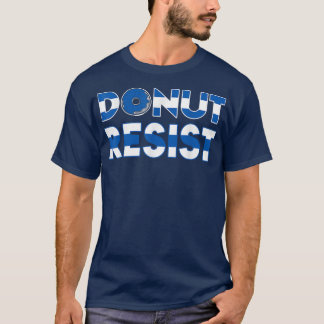 Donut Resistin Thin Blue Line Cop Policeman Police T Shirt