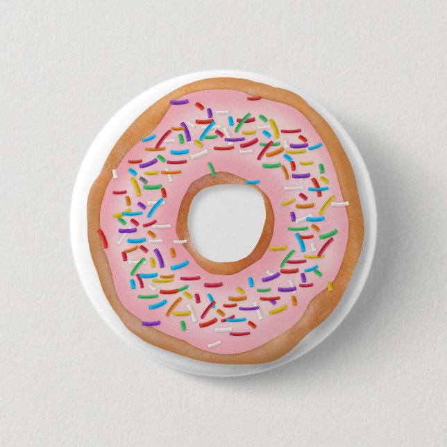 Donut Rosa Frosting Sprinkles Cute Food | Doughnut Knapp (Framsida)