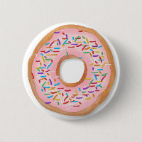 Donut Rosa Frosting Sprinkles Cute Food | Doughnut