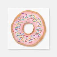 Donut Rosa Frosting Sprinkles Cute Food | Doughnut