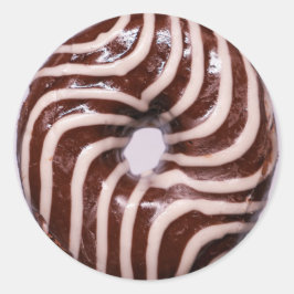 Donut Round Stickers Runt Klistermärke