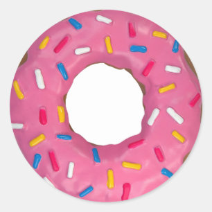 Donut Runt Klistermärke