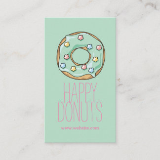 Donut Shop Bakery Caffe Pasty Visitkort