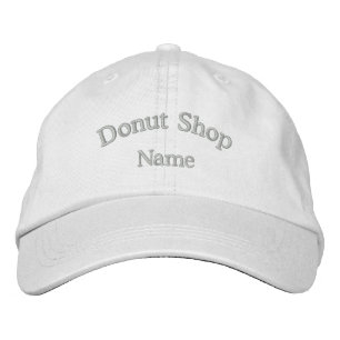 Donut Shop Namn Embroized Hat Broderad Keps