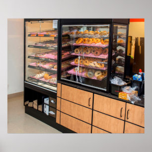 Donut Shop Photograph Poster