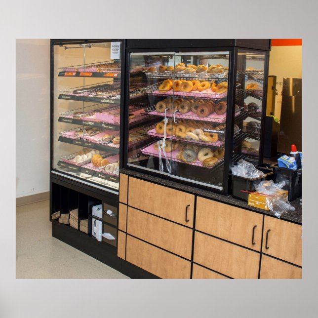 Donut Shop Photograph Poster (Framsidan)