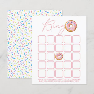 Donut Sprinkle Baby Shower Bingo