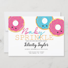 Donut Sprinkle Baby Shower Triplets Meddelande