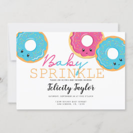 Donut Sprinkle Baby Shower Triplets Meddelande