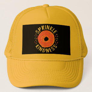 Donut Sprinkle Kindness Funny Girls Women Doughnut Keps