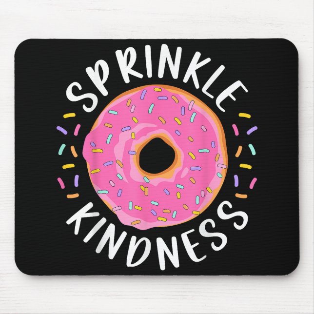 Donut Sprinkle Kindness Funny Girls Women Doughnut Musmatta (Framsidan)