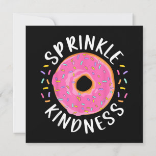 Donut Sprinkle Kindness Funny Girls Women Doughnut Spara Datumet