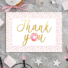 Donut Sprinkle Sweet One Rosa Tack