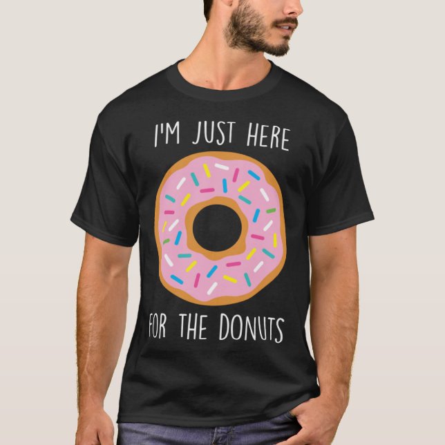 Donut Sprinkles Doughnut Fried Dough Sweet Snack D T Shirt (Framsida)