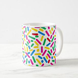 Donut Sprinkles Mönster Mugg: A Roligt och Whimsic Kaffemugg
