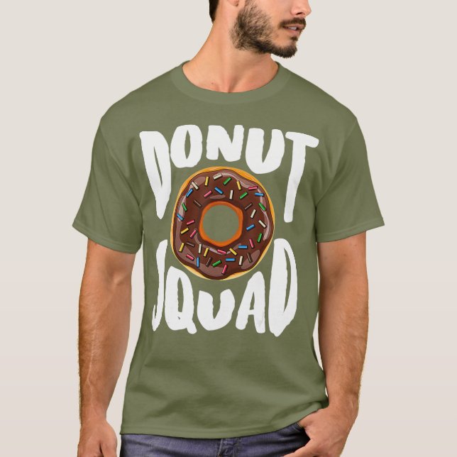 Donut Squad Shirt  Cool Donut Lover  Doughnut T (Framsida)