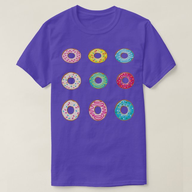 Donut Sticker Pack Doughnut T Shirt (Design framsida)