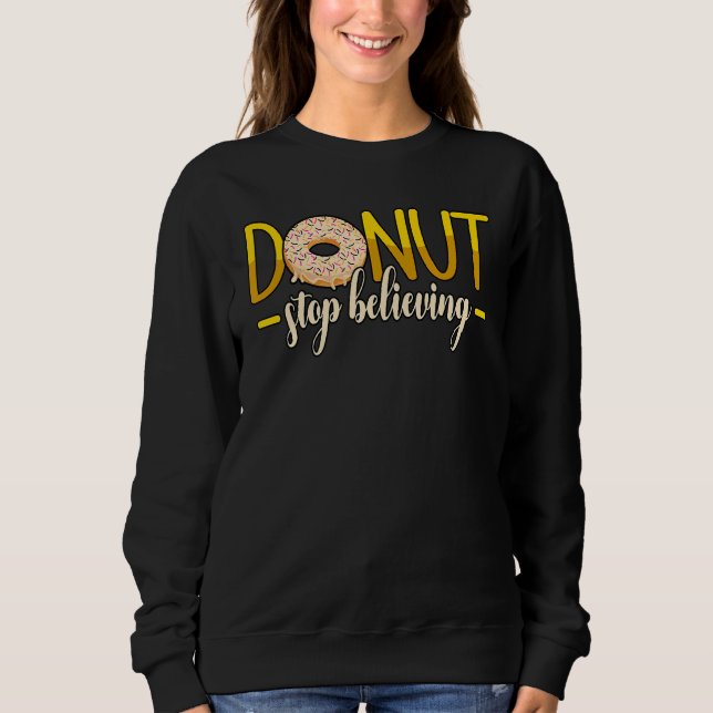 Donut Stoppa troende Donuts Sprinkles T Shirt (Framsida)