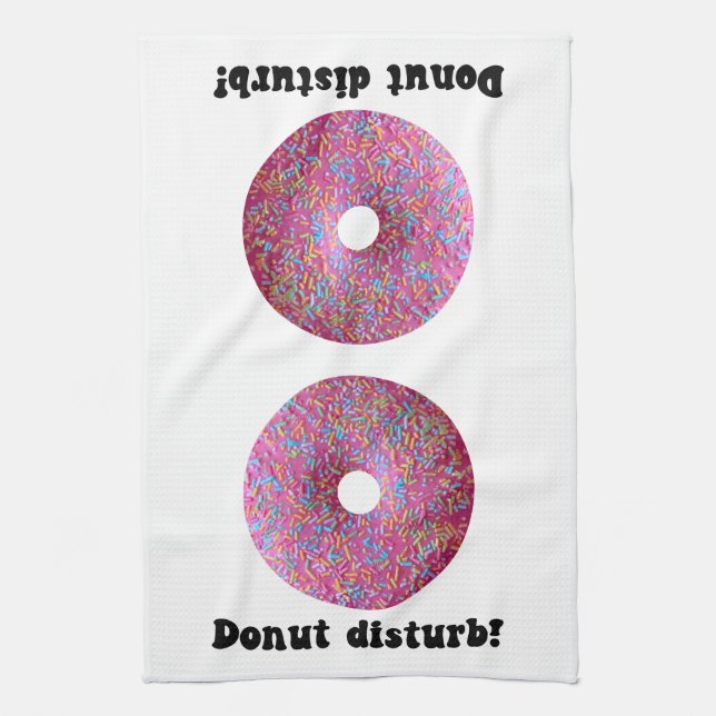 Donut stör kökshandduk (Vertikal)