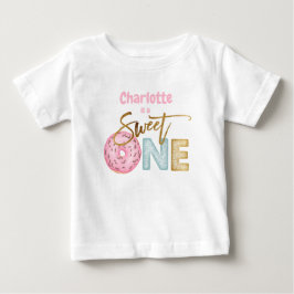 Donut Sweet One 1st Birthday T Shirt