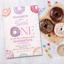 Donut Sweet One Birthday Party Donut First Birthda