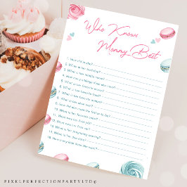 Donut Sweet som känner Mamma Best Baby Shower Inbjudningar