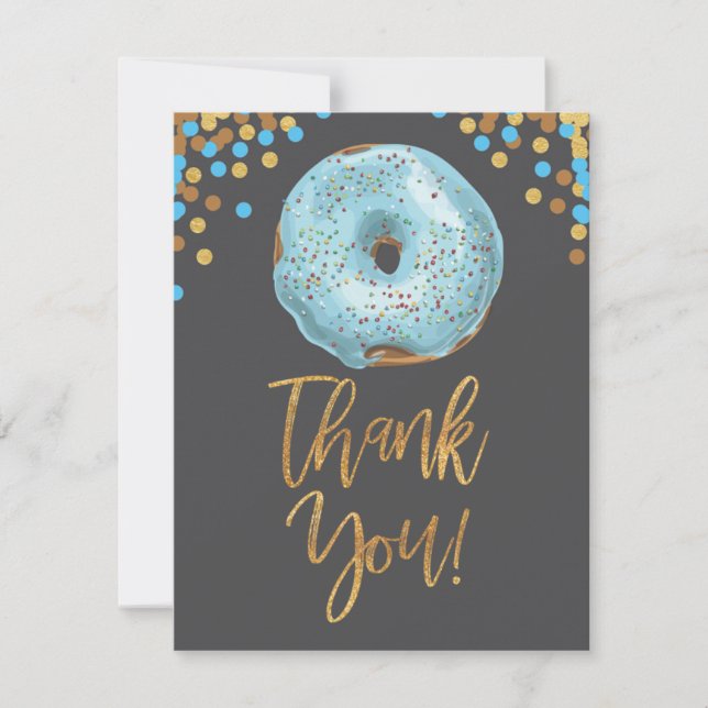 Donut Tack, ditt kort. Boy Blue OSA Kort (Framsida)
