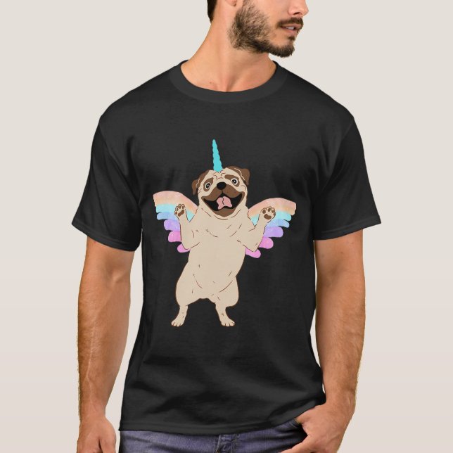 Donut the Pug 001 T Shirt (Framsida)