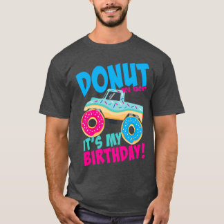 Donut Theme Födelsedagsfest Itx27s Min födelsedags T Shirt