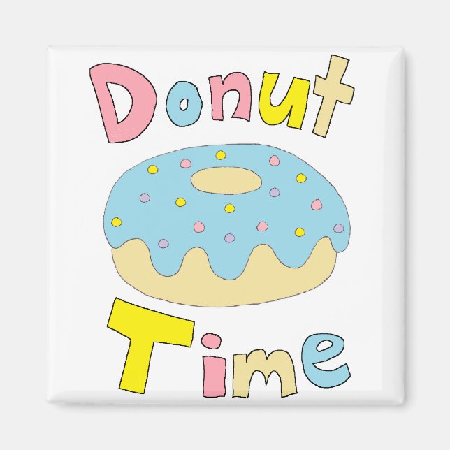 Donut-tid Magnet (Framsidan)