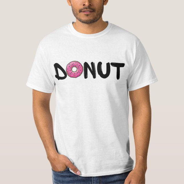 Donut Tshirt T Shirt (Framsida)