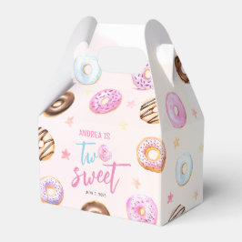 Donut Two Sweet Girl 2:a födelsedagen Presentaskar