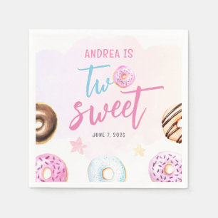 Donut Two Sweet Girl 2nd Pappersservett