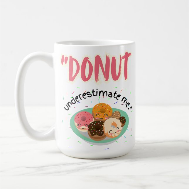 DONUT UNDER UPPSKATTNING KAFFEMUGG (Vänster)