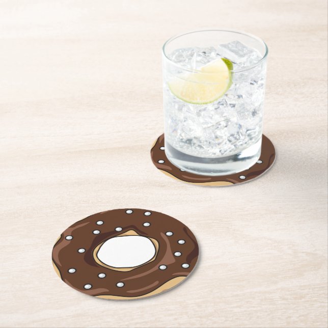 Donut Underlägg Papper Rund (Insitu)