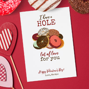 Donut Valentine Julkort