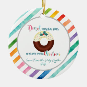 Donut vet hur mycket vi saknar er jul julgransprydnad keramik
