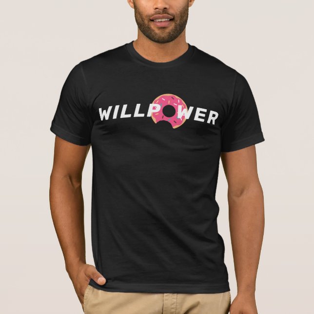 Donut Willpower T Shirt (Framsida)