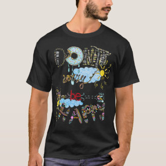 Donut Worry BE Lycklig animal pirat födelseår T Shirt