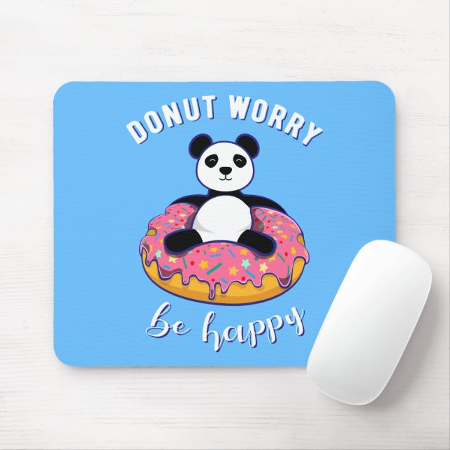 Donut Worry BE Lycklig II Musmatta (Med mus)